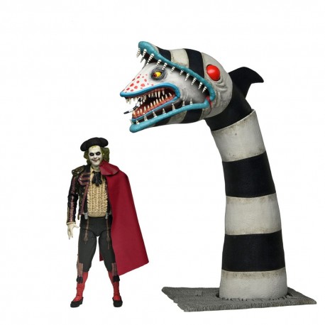 NECA Beetlejuice Beetlejuice Action Figure 2 Pack Ultimate "Matador" Beetlejuice and Sandworm 18 cm