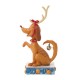 Jim Shore - Max With Bell On Tail Figurine - The Grinch