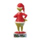 Jim Shore - The Grinch Holding Dry Dome With Max Figurine