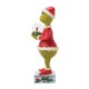 Jim Shore - The Grinch Holding Dry Dome With Max Figurine