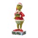 Jim Shore - The Grinch Holding Dry Dome With Max Figurine