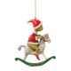 Jim Shore - The Grinch On Rocking Horse Hanging Ornament