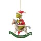 Jim Shore - The Grinch On Rocking Horse Hanging Ornament