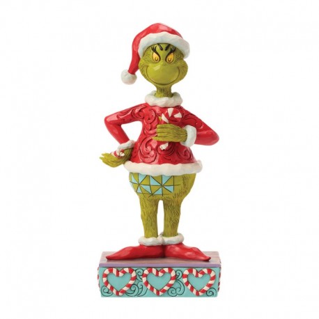 Jim Shore - The Grinch With Broken Candy Cane - The Grinch