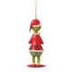 Jim Shore - The Grinch With Heart Hands Hanging Ornament
