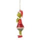 Jim Shore - The Grinch With Heart Hands Hanging Ornament