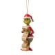 Jim Shore - The Grinch With Lists Hanging Ornament