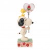 Pre-Order - Snoopy Heart Balloon Figurine - Peanuts By Jim Shore