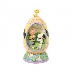 Pre-Order - Snoopy Egg Diorama Figurine - Peanuts By Jim Shore