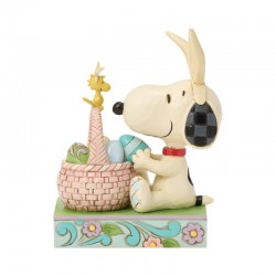 Pre-Order - Snoopy Basket Eggs Figurine - Peanuts By Jim Shore