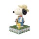 Pre-Order - Snoopy Flower Basket Figurine - Peanuts By Jim Shore
