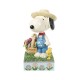 Pre-Order - Snoopy Flower Basket Figurine - Peanuts By Jim Shore