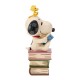 Pre-Order - Snoopy Stacked Books Figurine - Peanuts By Jim Shore