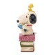 Pre-Order - Snoopy Stacked Books Figurine - Peanuts By Jim Shore