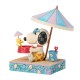 Pre-Order - Snoopy At Beach Figurine - Peanuts By Jim Shore