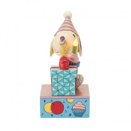 Pre-Order - Birthday Snoopy Figurine - Peanuts By Jim Shore