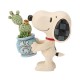 Pre-Order - Snoopy With Plant Figurine - Peanuts By Jim Shore