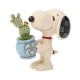 Pre-Order - Snoopy With Plant Figurine - Peanuts By Jim Shore