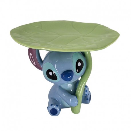 Pre-Order - Stitch Lily Pad Trinket Tray Figurine By Disney Showcase