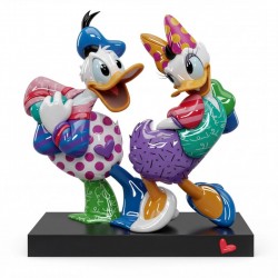 Pre-Order - Donald And Daisy Love Figurine By Disney Britto
