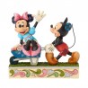 Pre-Order - Mickey Minnie Wheelbarrow Figurine By Disney Traditions