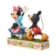 Pre-Order - Mickey Minnie Wheelbarrow Figurine By Disney Traditions