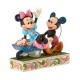 Pre-Order - Mickey Minnie Wheelbarrow Figurine By Disney Traditions