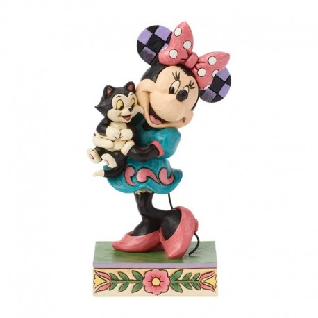Pre-Order - Minnie And Figaro Figurine By Disney Traditions