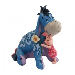 Pre-Order - Eeyore And Piglet Hug Figurine By Disney Traditions
