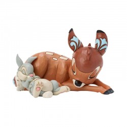 Pre-Order - Bambi And Thumper Sleepy Figurine By Disney Traditions