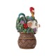 Pre-Order - Pua And Hei Hei Flower Basket Figurine By Disney Traditions