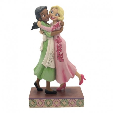 Pre-Order - Tiana And Lottie Figurine By Disney Traditions