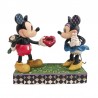 Pre-Order - Mickey And Minnie Vintage Love Figurine By Disney Traditions