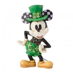 Pre-Order - Mickey St Patricks Figurine By Disney Traditions