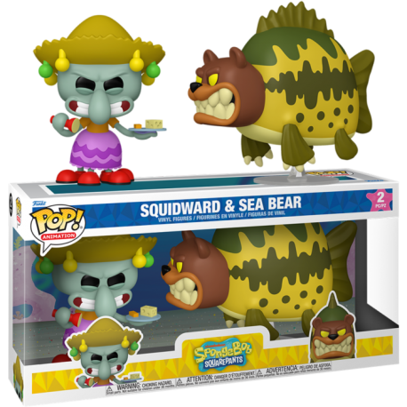 Funko Pop 2-Pack SpongeBob SquarePants - Squidward & Sea Bear