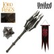 The Lord Of The Rings - The Mace Of Sauron And Ring Red Eye Edition With War Banner