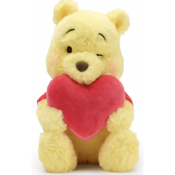 Disney Japan Winnie the Pooh with Heart Knuffel - 22.5cm