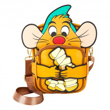 Loungefly Cinderella (1950) - 75th Anniversary Gus 8" Faux Leather Crossbuddies Bag