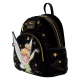 Loungefly Disney - Tinker Bell Pixie Dust Velvet 10" Faux Leather Mini Backpack
