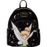 Loungefly Disney - Tinker Bell Pixie Dust Velvet 10" Faux Leather Mini Backpack