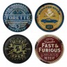 Fast & Furious Onderzetters 4-Pack Vintage Style