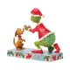 The Grinch By Jim Shore - The Grinch Giving Max A Bone