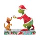 The Grinch By Jim Shore - The Grinch Giving Max A Bone