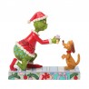 The Grinch By Jim Shore - The Grinch Giving Max A Bone