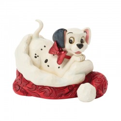 Disney Traditions - 101 Dalmation Santa Hat Figurine
