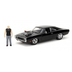 Fast & Furious 1970 Dodge Charger + Figurine 1:24