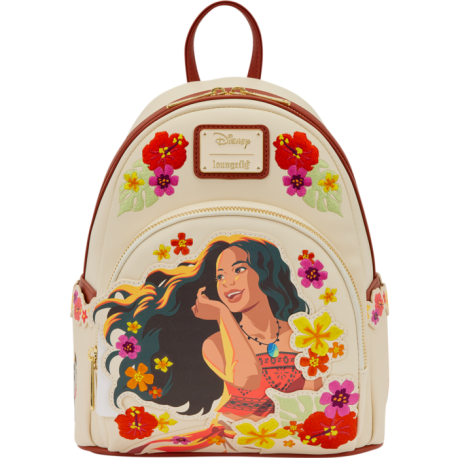 Loungefly Moana (2026) - Live Action Floral 10" Faux Leather Mini Backpack