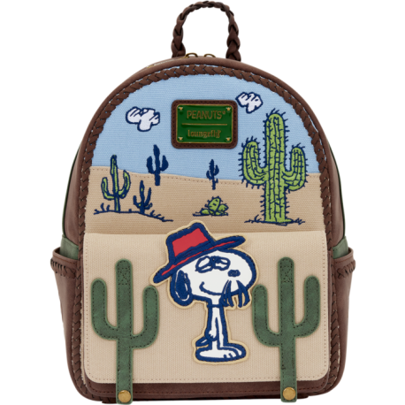 Loungefly Spike Desert Mini Backpack, Peanuts