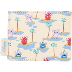 Loungefly Lilo & Stitch - All-Over Print 3" Faux Leather Card Holder
