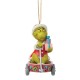 Jim Shore - The Grinch In Wagon Hanging Ornament